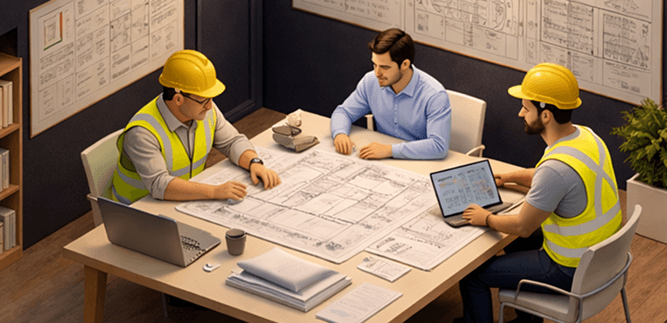 Koordinácia technických profesií v rámci projektu